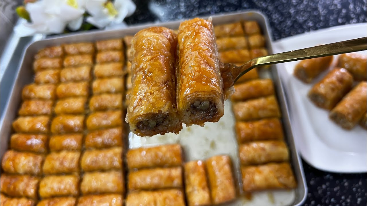Bakllavë e shpejt me 30 koleq 🥰 Me arra dhe kadaif , që shkrihet në gojën tuaj