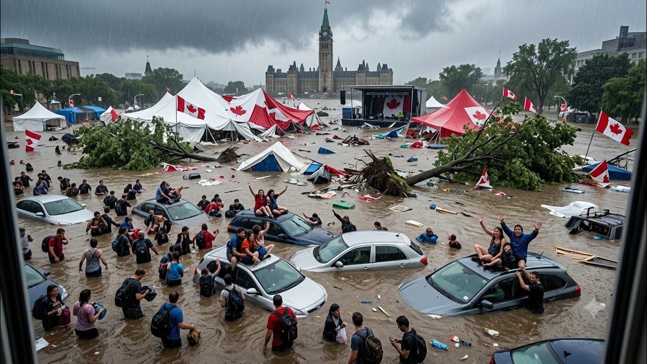 Brutal Chaos on Canada Day! Powerful Storms and Flooding Sweep Across Ontario