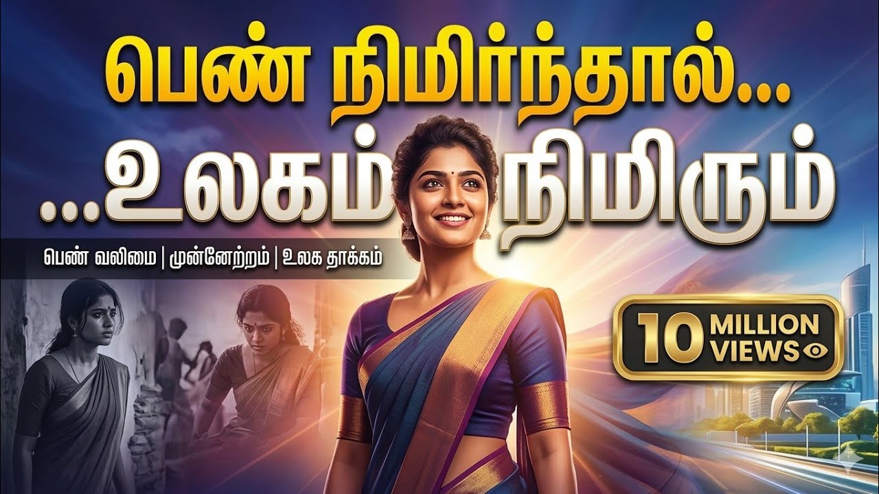 பெண் நிமிர்ந்தால் உலகம் நிமிரும் | Powerful Tamil Women Tribute | #women #womensday #todaytrending