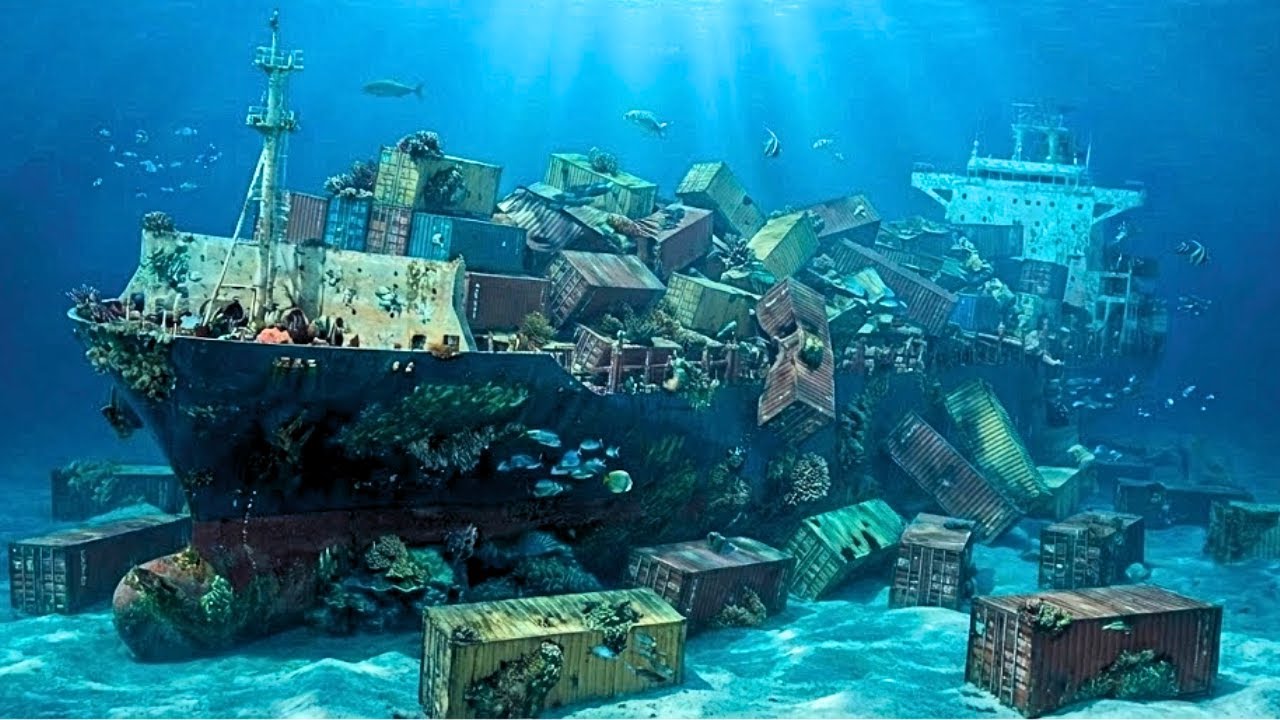 Secret Shipwreck Explored for the First Time: Cargo Intact