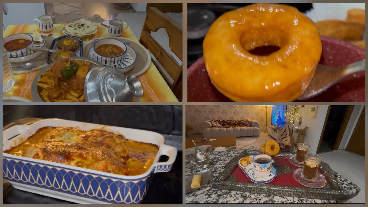 يويو تونسي  وتحلية سميد لسهرية رمضان مع تحضير وصفات للعشاء