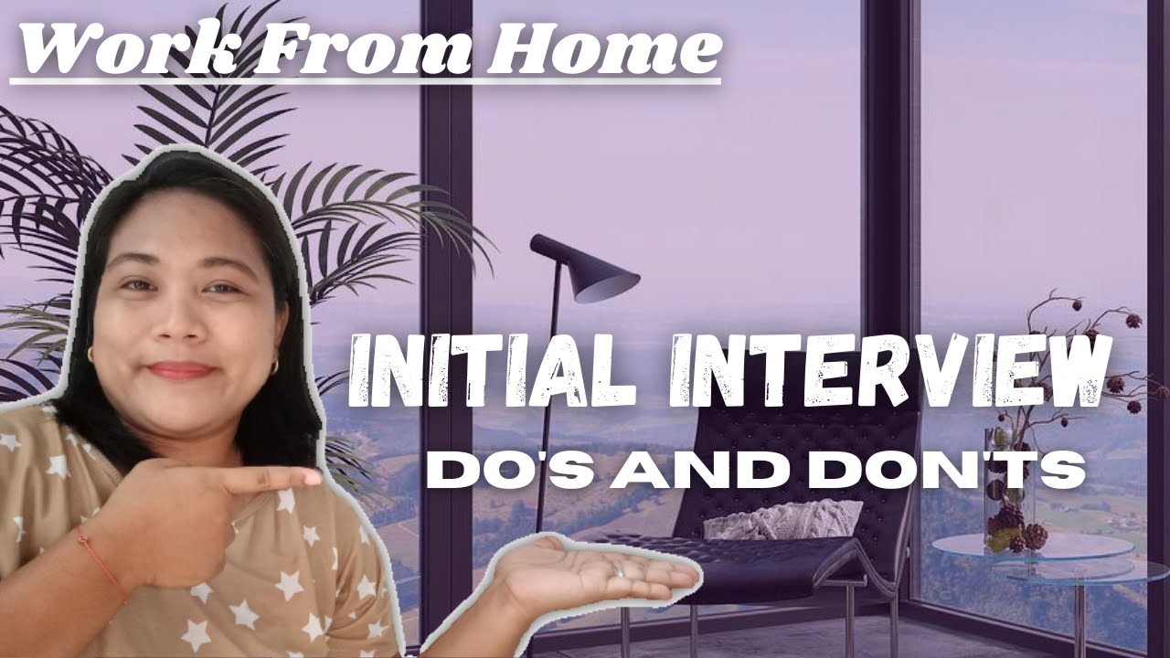 CYBERBACKER: INITIAL INTERVIEW DO'S AND DONT'S | Simply Chellie Vlogs