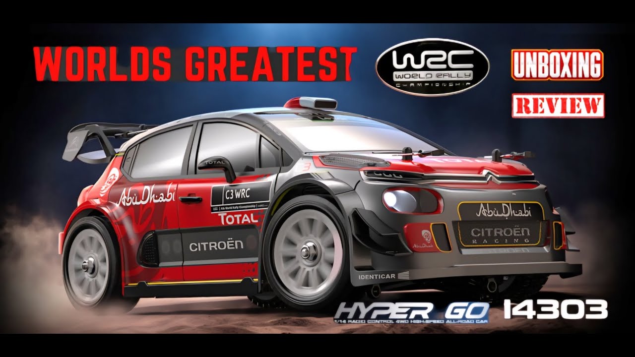 MJX HYPER GO 14303 Citroen C3... Лучший в мире микро WRC RC!