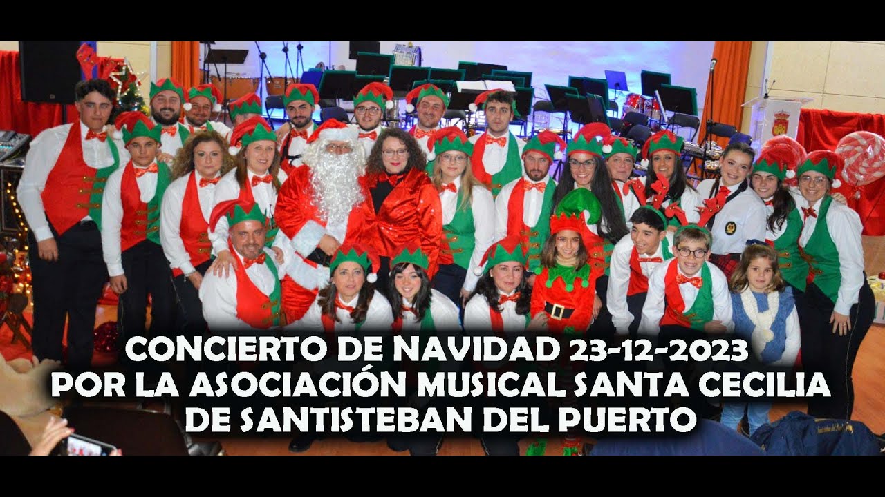 CONCIERTO DE NAVIDAD por la Asociación Musical Santa Cecilia de Santisteban del Puerto (Jaén).
