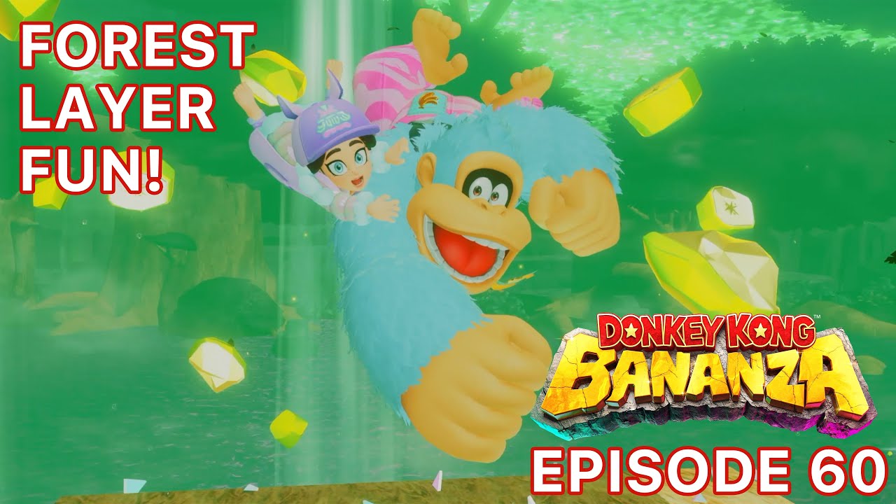 Прогулка по лесу | Играем в Donkey Kong Bananza - Эпизод 60