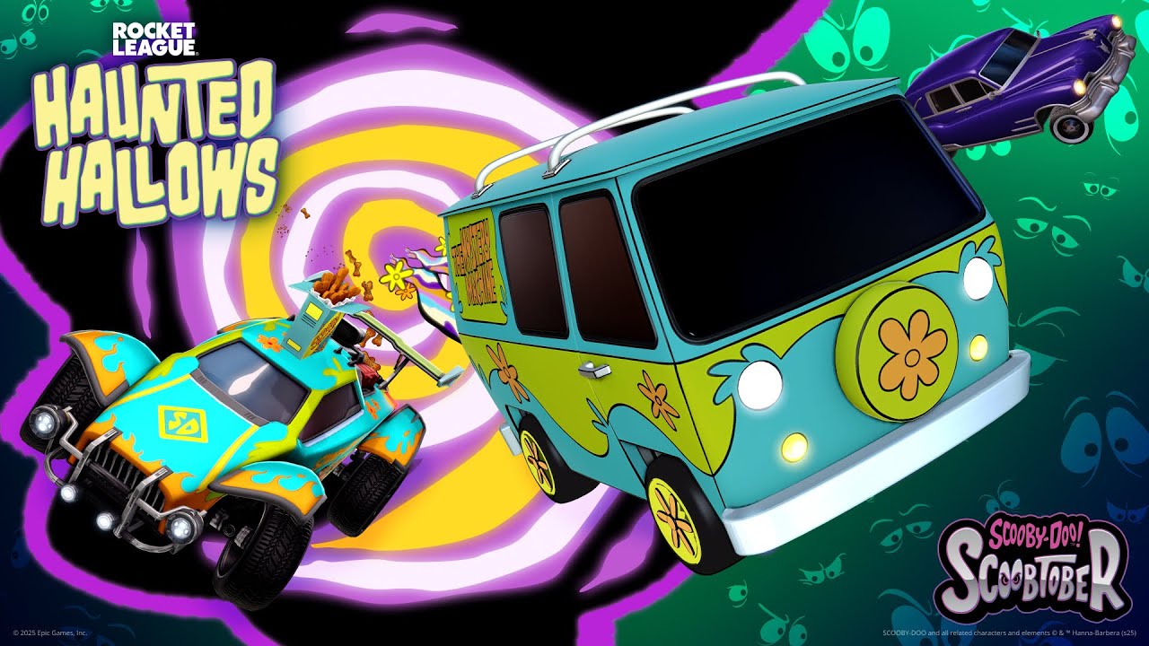 The Mystery Machine Speeds into Rocket League’s Haunted Hallows