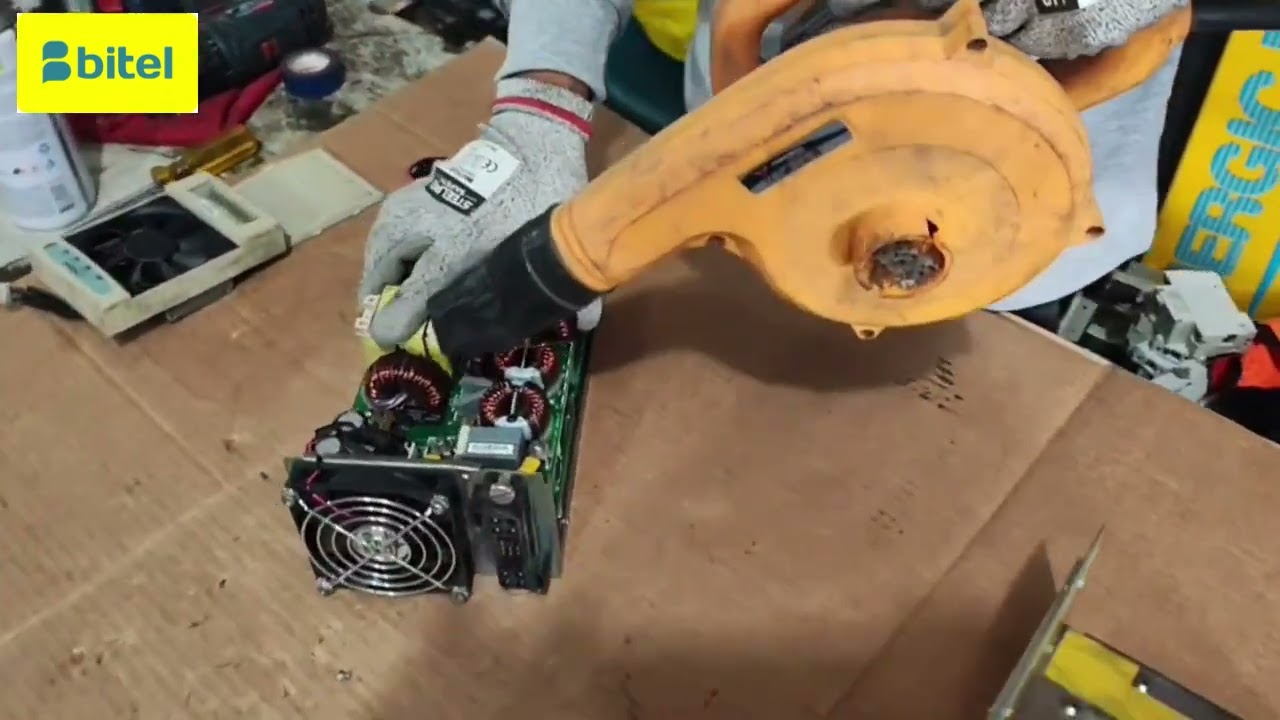 Mantenimiento de rectificador ZTE 2400W