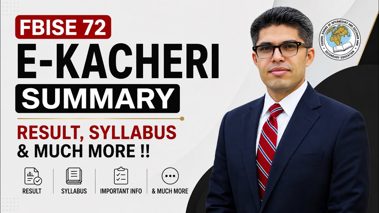 FBISE 72nd E-Kacheri Summary: Results, Syllabus, and Much More!!