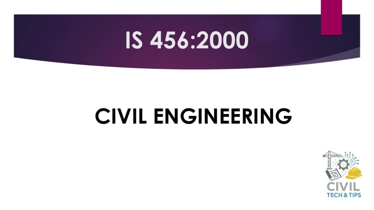 📘 IS 456 : 2000  Section 1- General