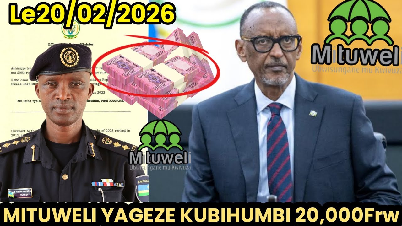 IBYEMEZO BY'INAMA Y'ABAMINISITERI Le20/02/2026/LETA Y'U RWANDA YAKIRIYE IMPUNZI 336 UBWISUNGANE BWZ 