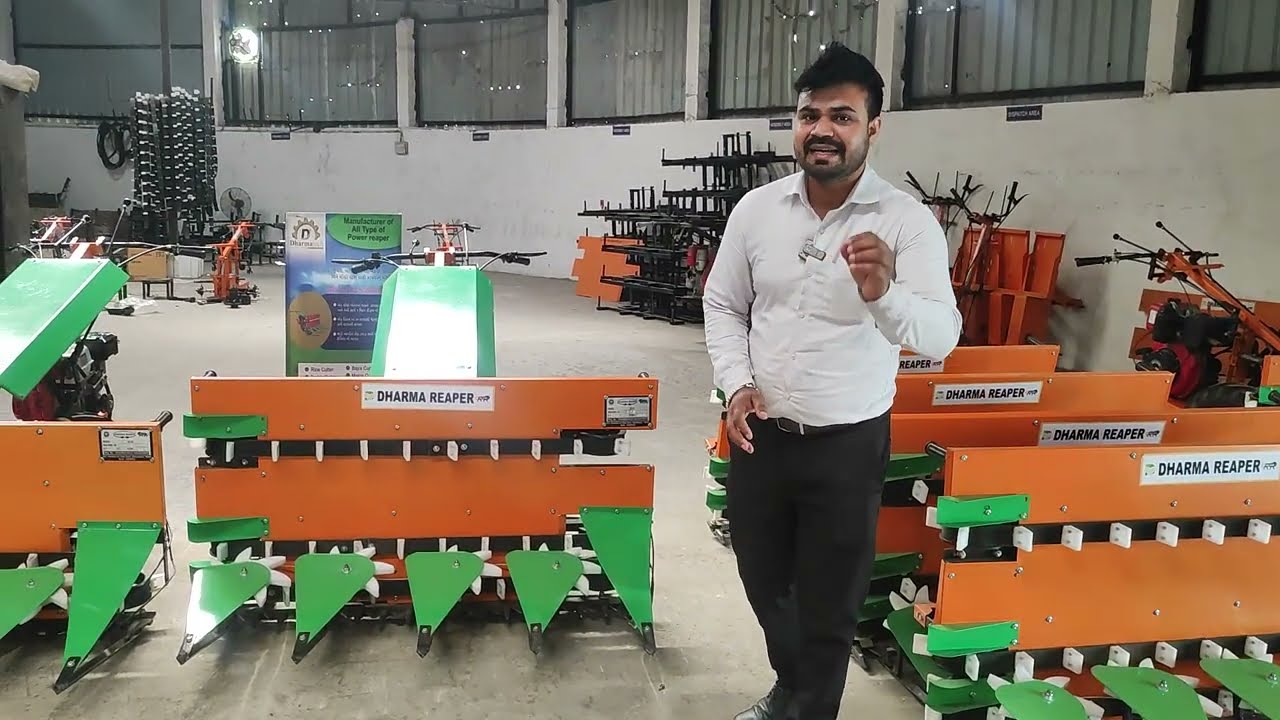 DHARMA REAPER || GUJRAT KI NO 1 MACHINE || BEST AGRICULTURE ENQUIPMENT#reaper #farming #agriculture