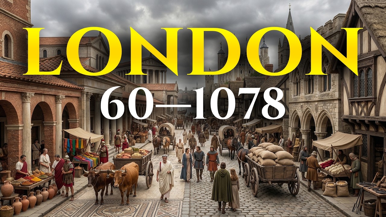 I Rebuilt London from 60 AD to 1078 AD&hellip; (AI Reconstruction)
