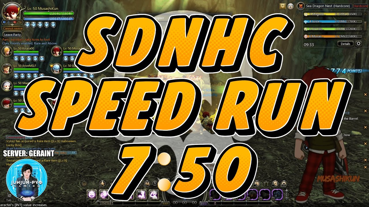 DRAGON NEST CLASSIC - MOONLORD SEA DRAGON NEST HARDCORE SPEED RUN!