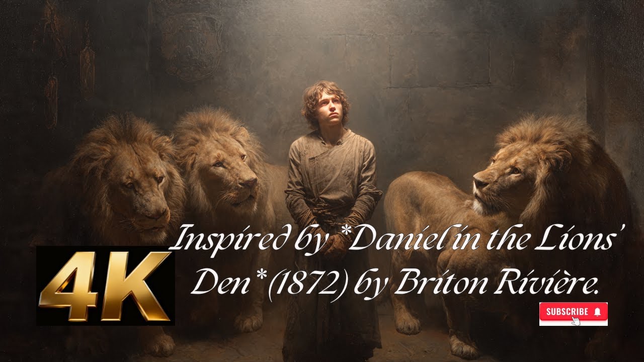 This Painting Is Not About Lions | Faith, Calm, and Inner Strength in Classical Art