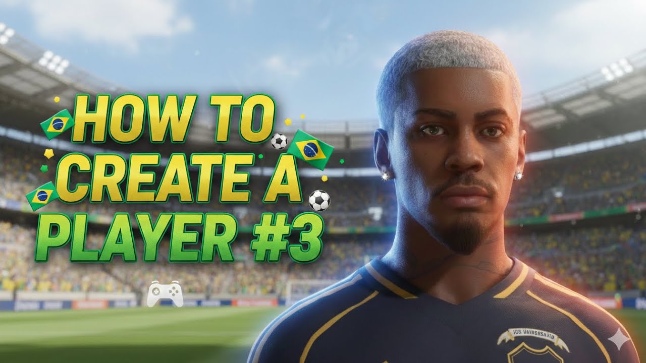 FC 26 | How to create a Good Looking Player #3 | BRAZIL🇧🇷|