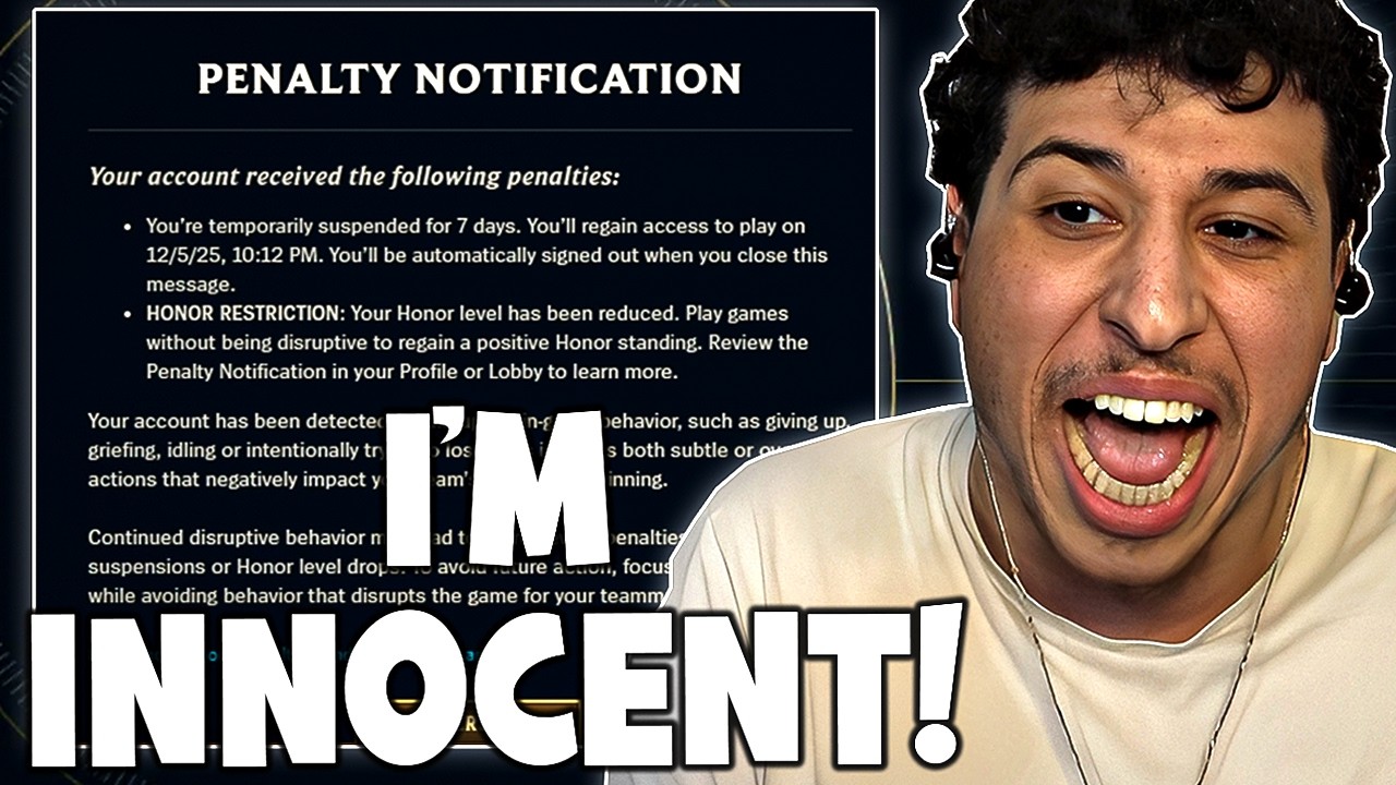 RIOT BANNED ME FOR HAVING FUN PLAYING THEIR GAME...