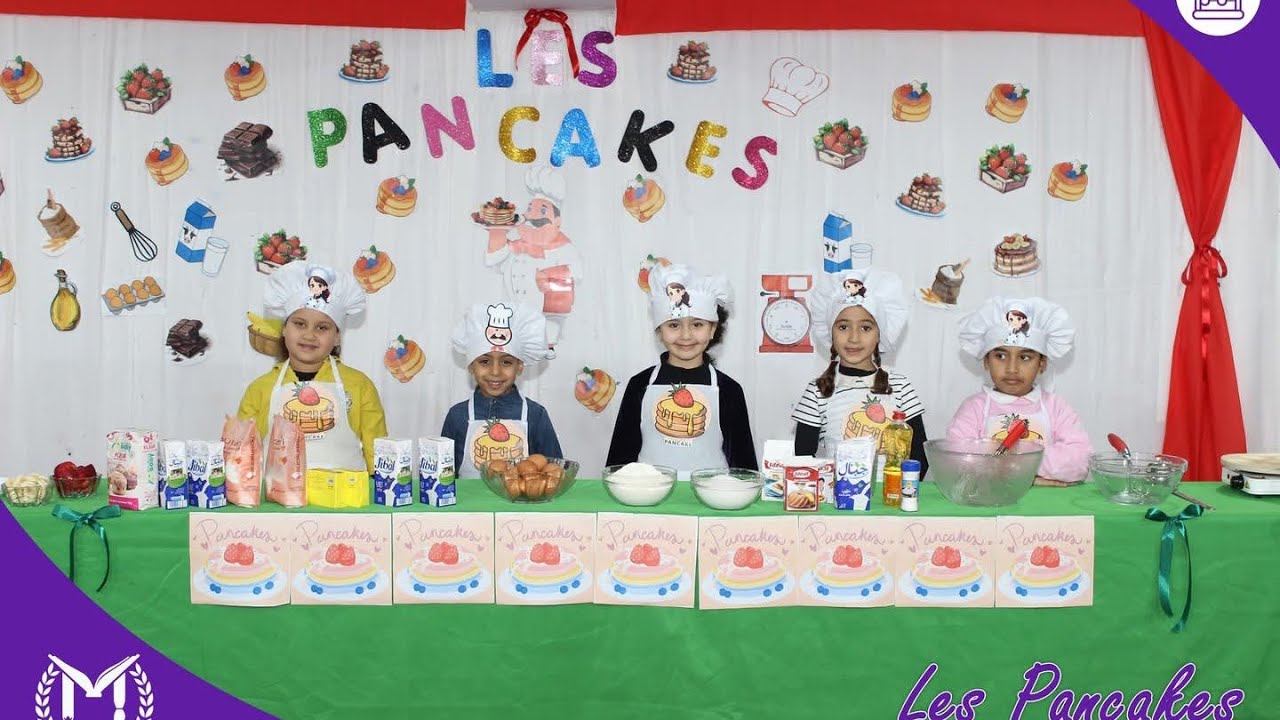 La grande section s'initient aux secrets de la pâtisserie  #GroupeScolaireMalki