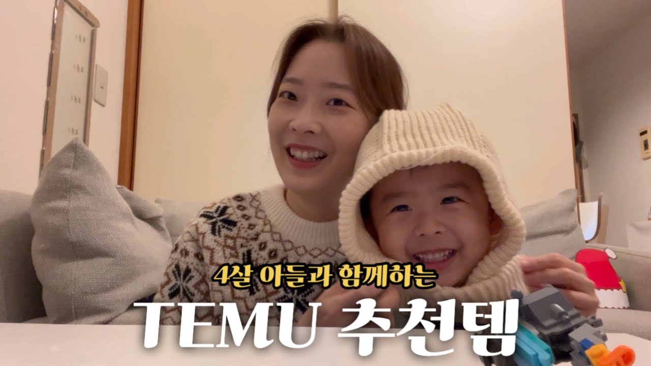 한국의 추운 겨울에 대비한 테무 쇼핑 😎⛄️ 