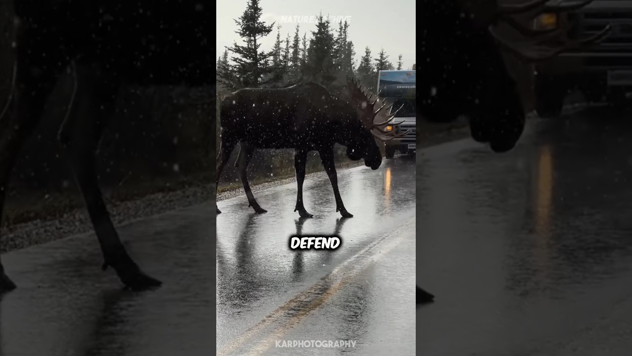 Как пережить нападение лося 🫎