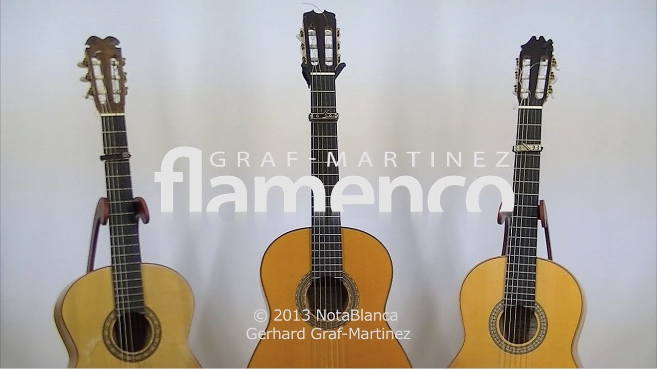 Three flamenco guitars in comparison (Graf-Martinez)