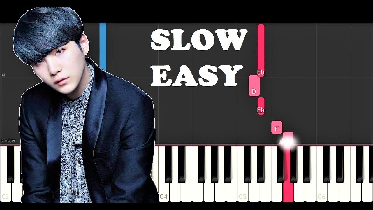 BTS (방탄소년단) 'IDOL'  (SLOW EASY PIANO TUTORIAL)