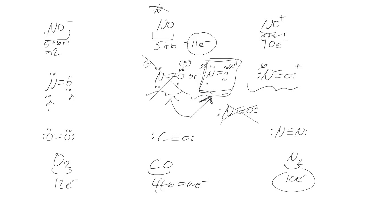 Diatomic molecule Lewis structures