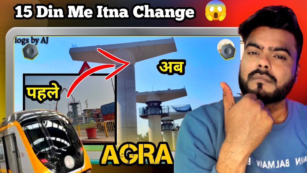 Agra Metro #47 15 Din Baad Rambagh–Sultanganj Progress 😳 #ghumakkad_agra 