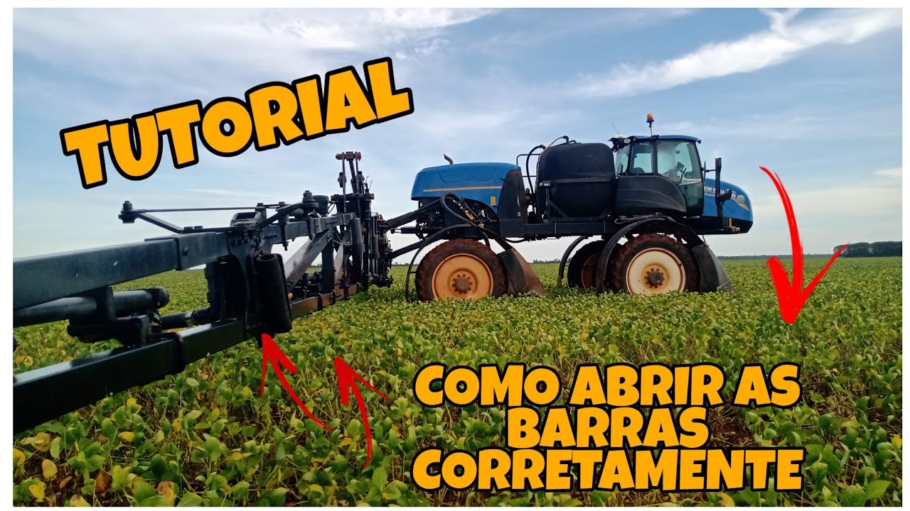 #tutorial COMO ABRIR DE FORMA CORRETA AS BARRAS DO SP 2500 NEW HOLLAND