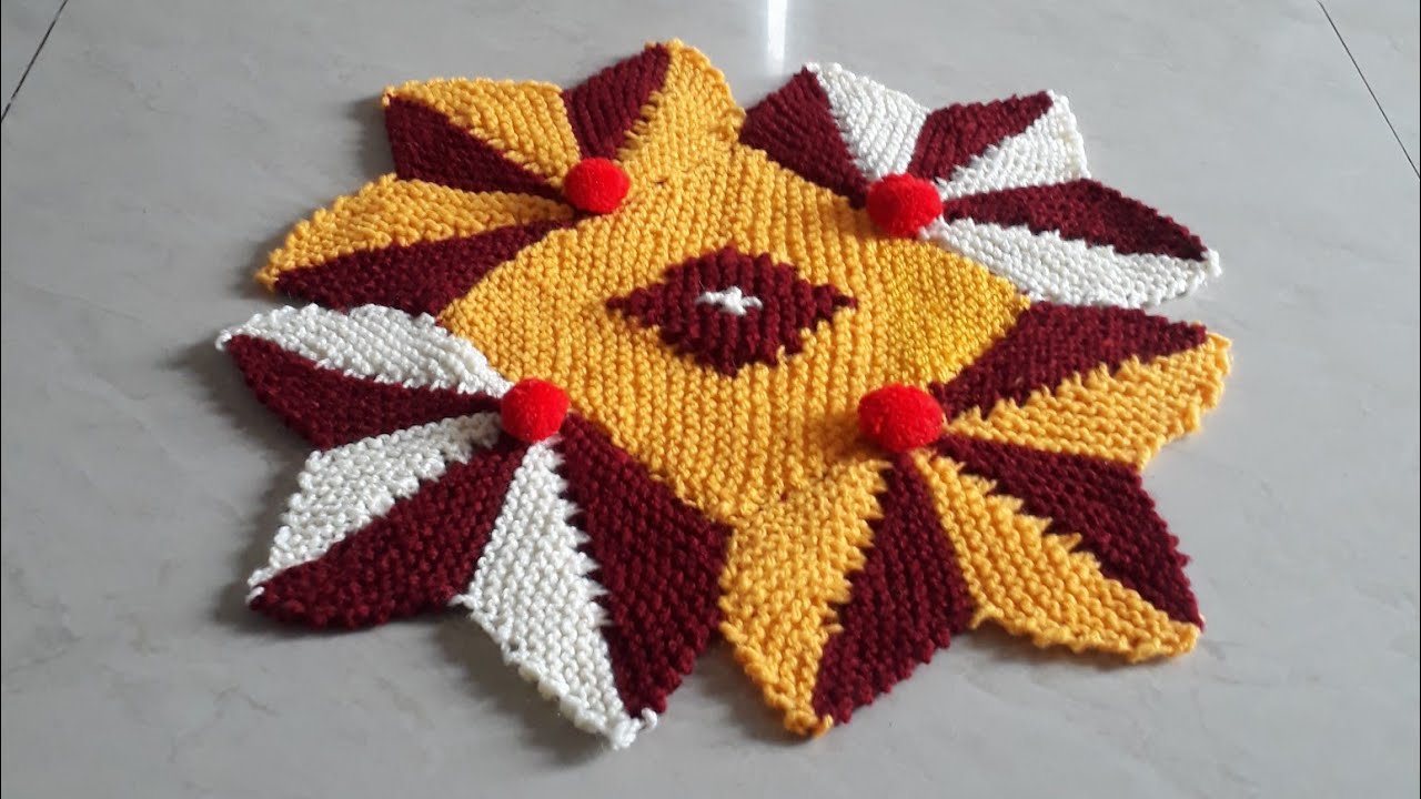 How to make aasan tarike se bna woolan Doormat