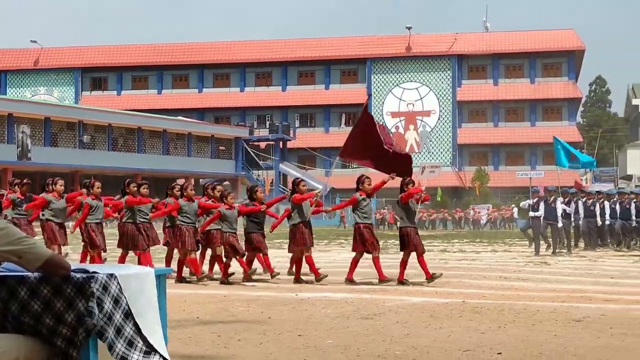 Inter School March past Competition organised by   St. Anthony's L.P school Shillong ll