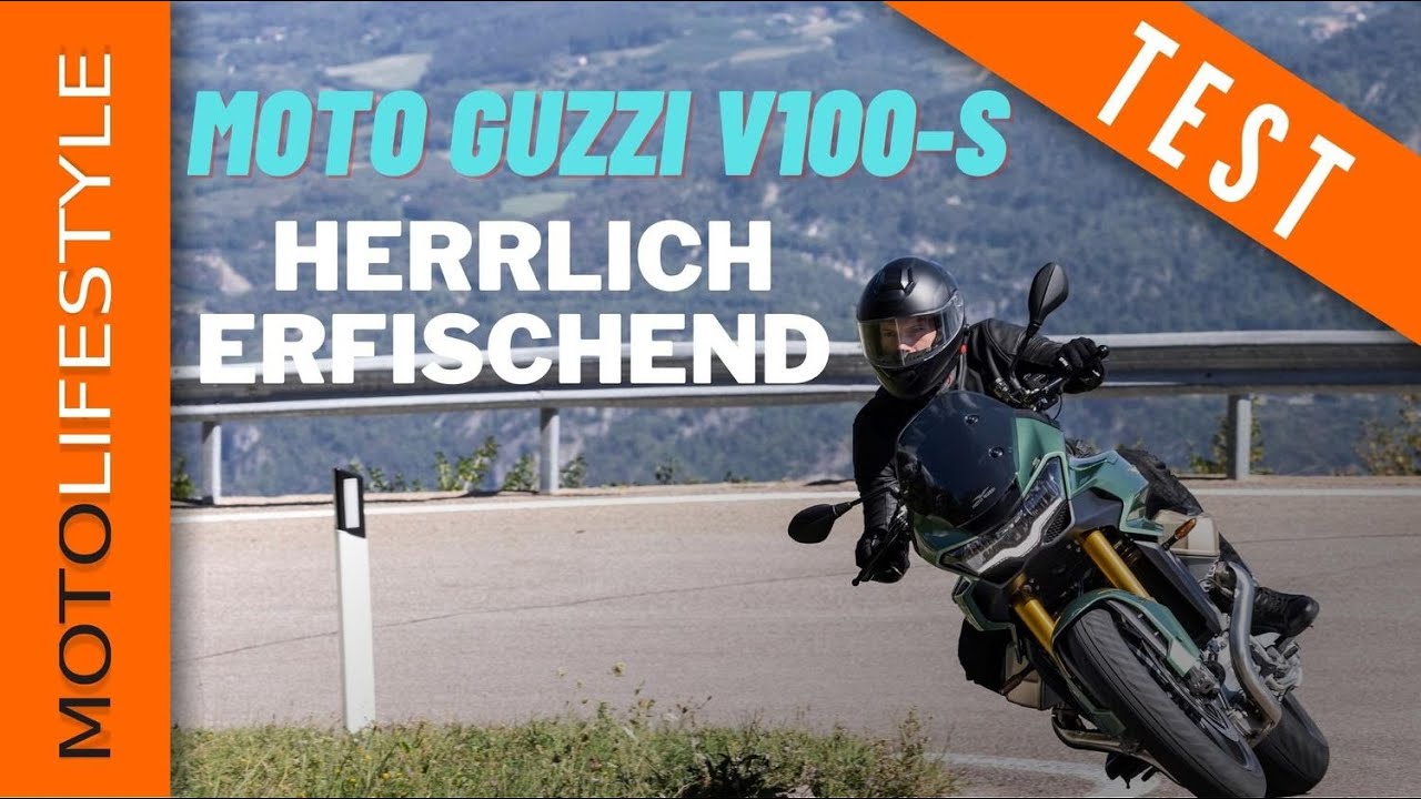 Moto Guzzi V100-S Überrascht (fast ) auf ganzer Linie - Was kann der Neue Sporttourer aus Italien?