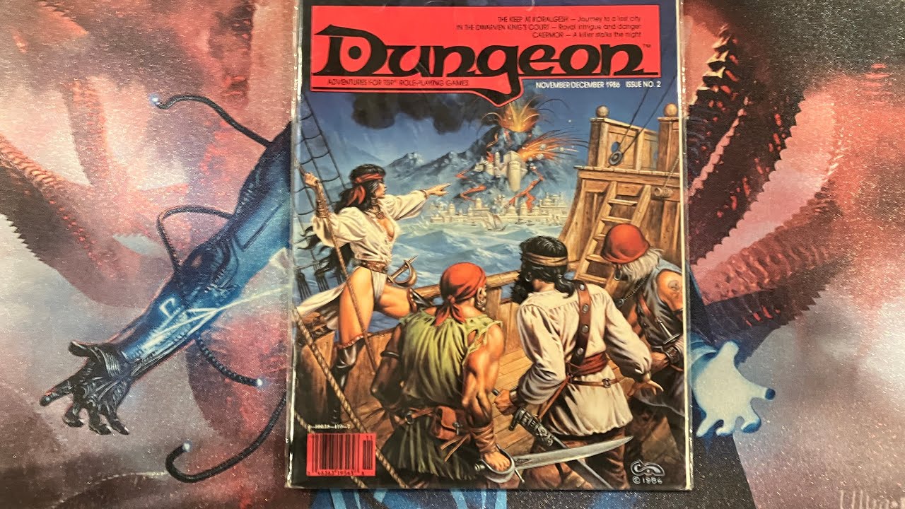 Dungeons & Dragons Dungeon Magazine ISSUE 2 1986 Review and thoughts.