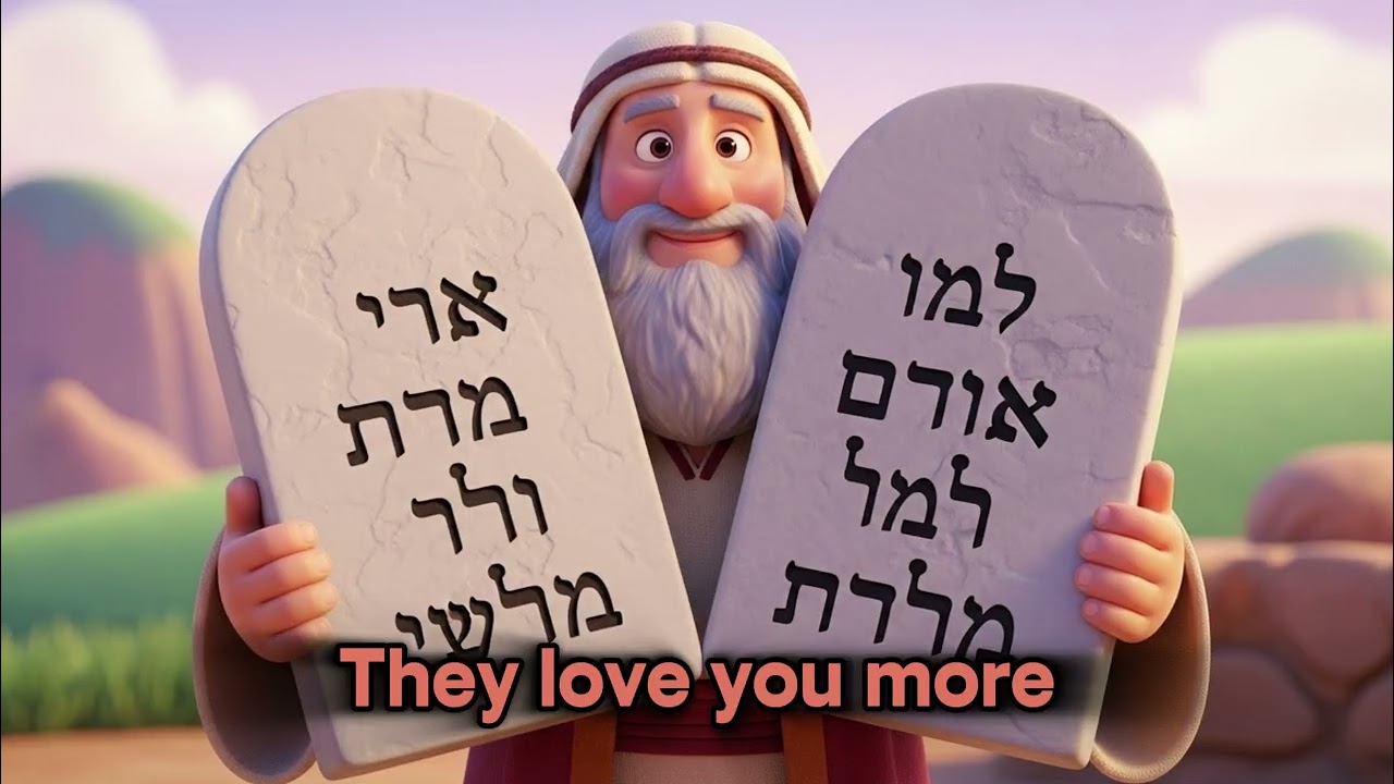 🌙 The Ten Commandments Lullaby | Gentle Christian Bedtime Song for Kids (20 minutes)