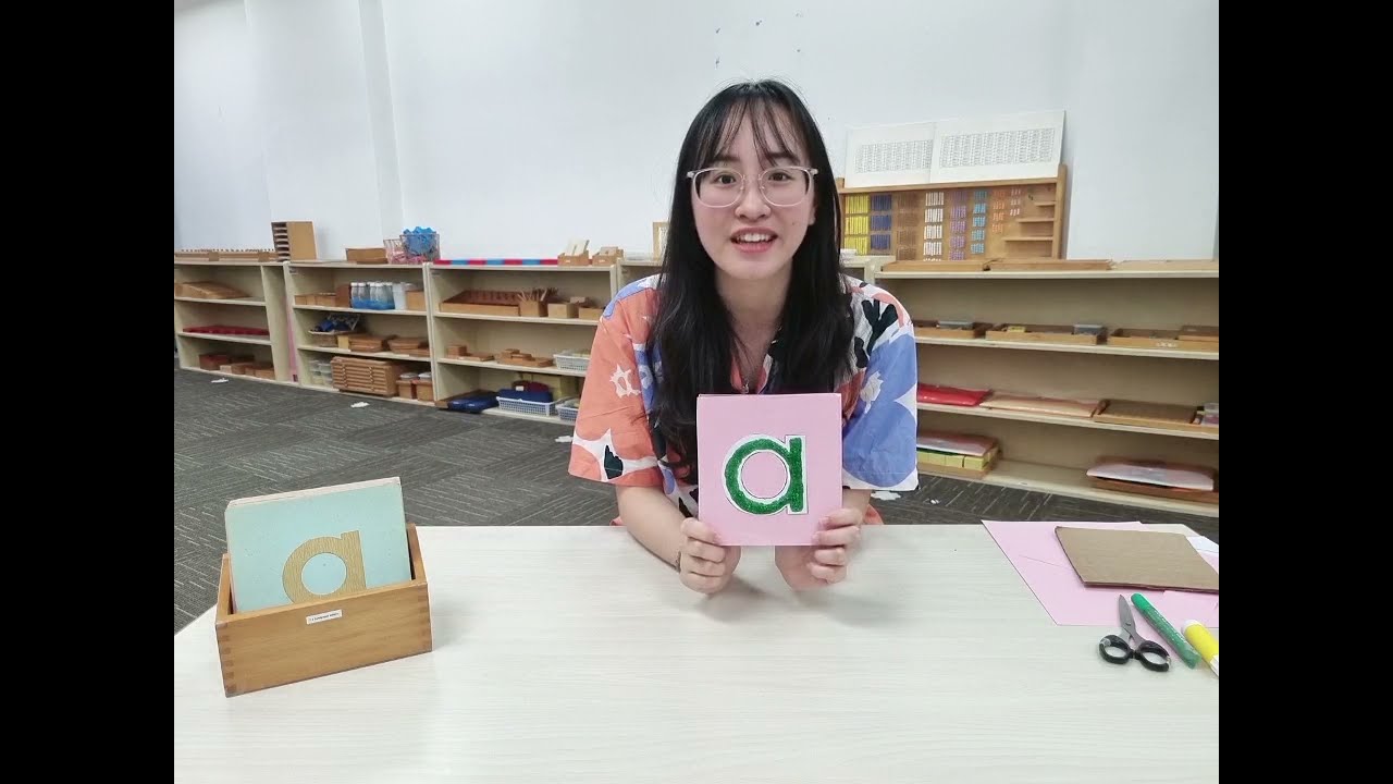 DIY Montessori Material - Sandpaper letters