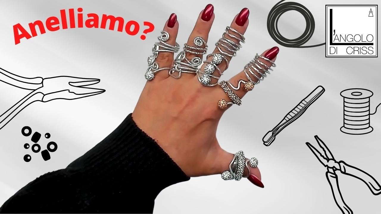 Anelli in alluminio fai da te FACILISSIMI! Tutorial live