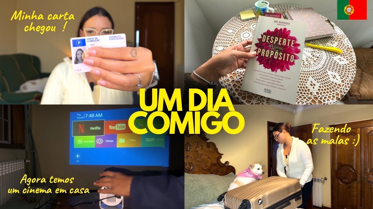 VLOG | Um dia comigo morando em Portugal 🇵🇹 