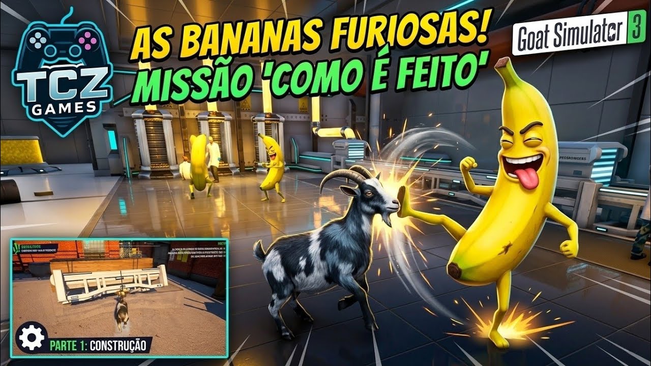 Completando a Missão 'Como é Feito' no Goat Simulator 3