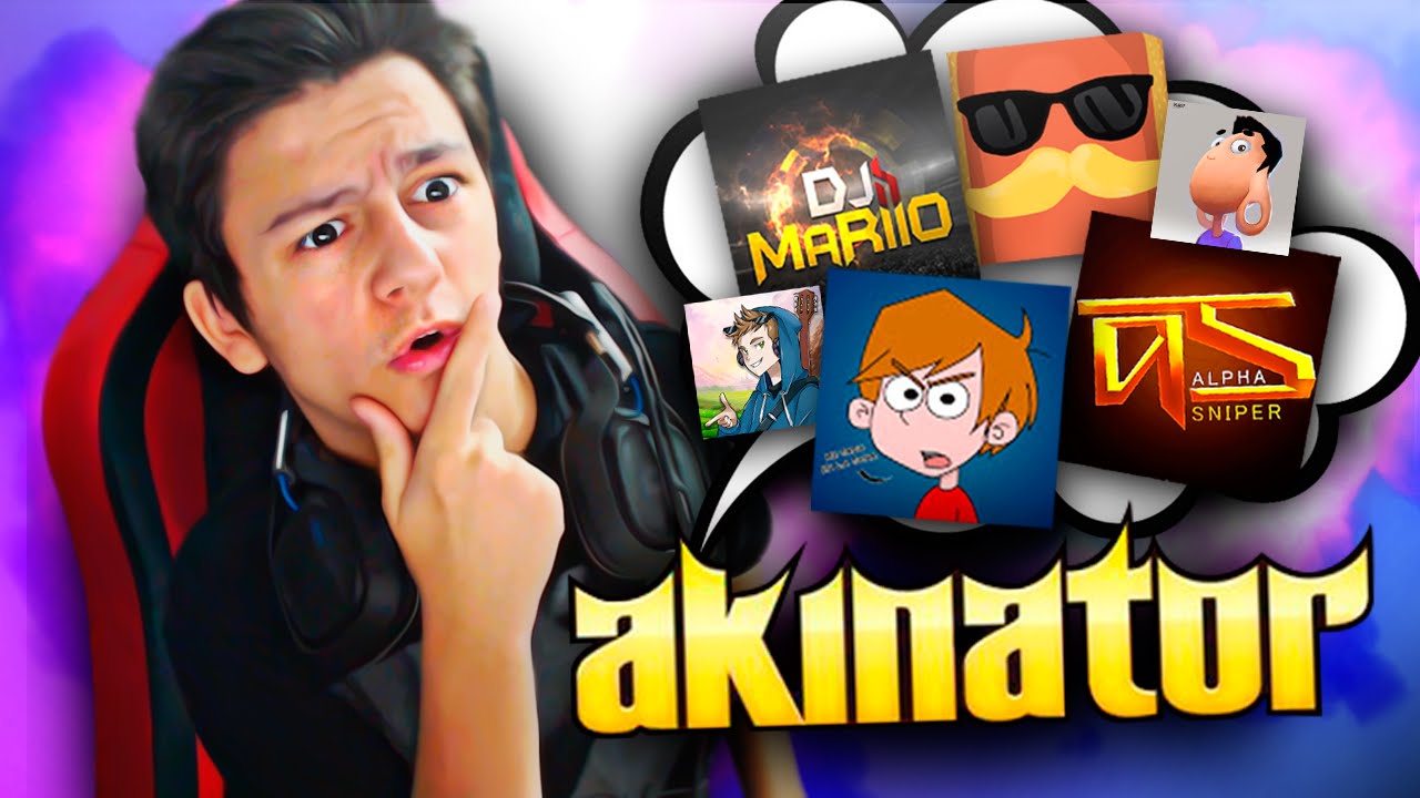 BUSCANDO A YOUTUBERS EN AKINATOR