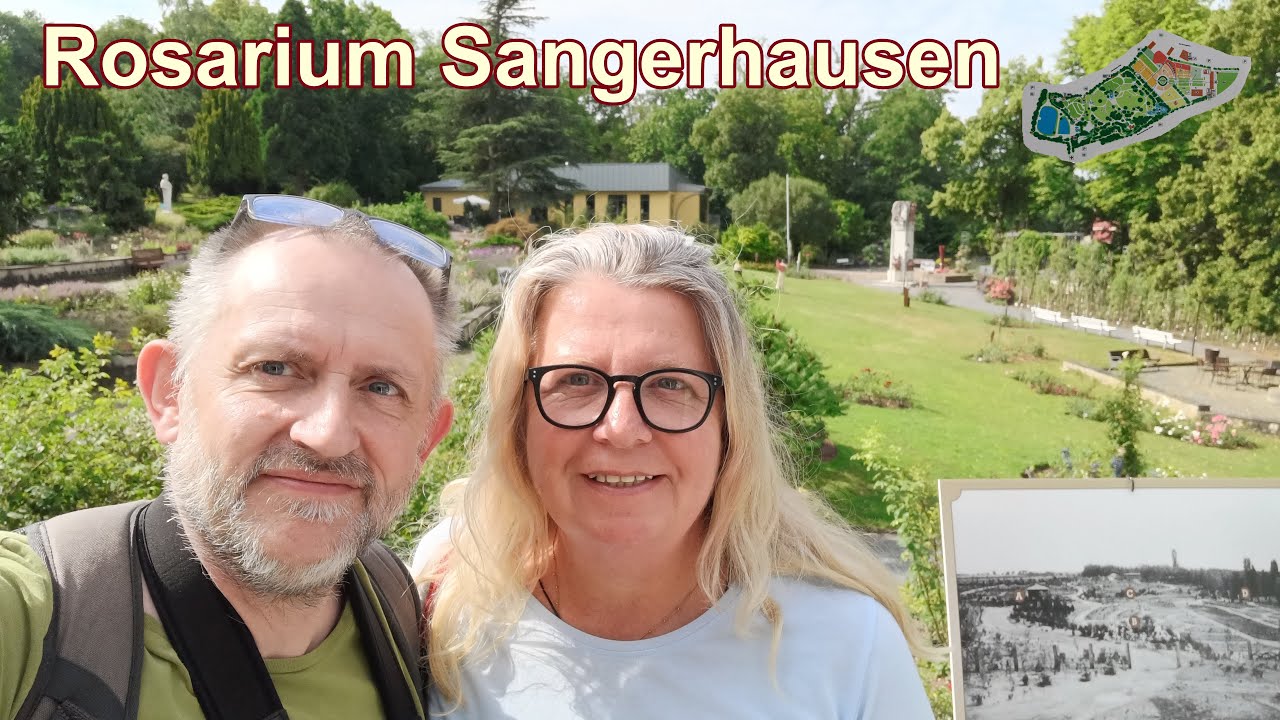 Das Europa Rosarium in Sangerhausen - Blumenpracht und Kunst.
