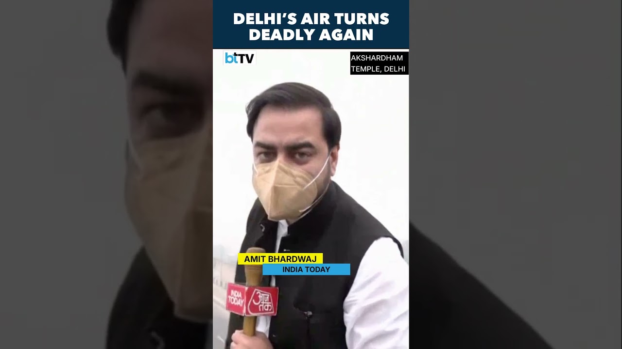 Delhi Gasps For Air! AQI 'Severe', BJP & AAP Spar As Toxic Smog Engulfs Capital