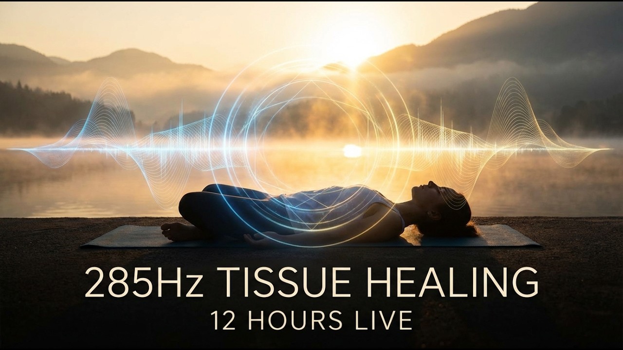🔴 285Hz TISSUE HEALING | Post Workout Recovery & Regeneration LIVE