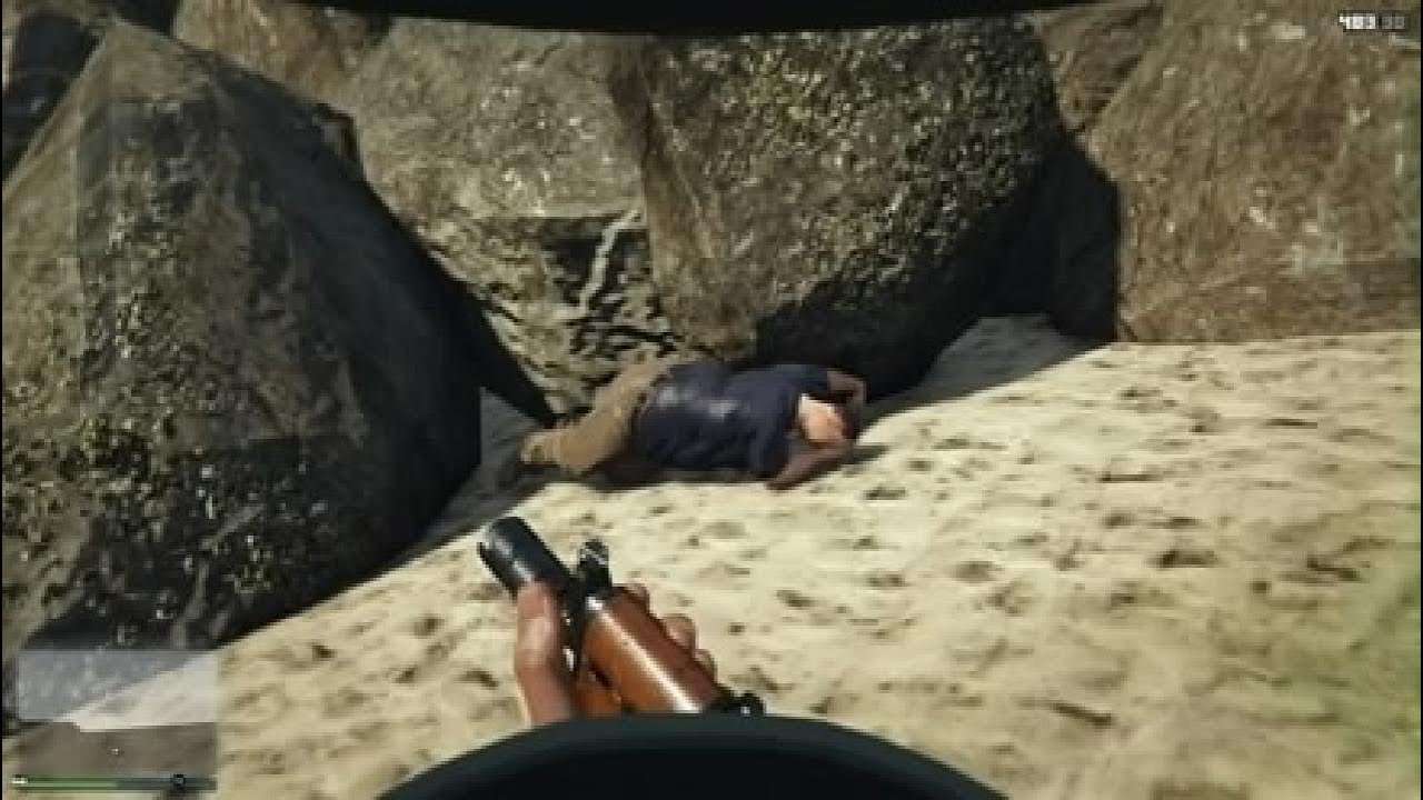 Je poursuis un pnj sur GTA V.