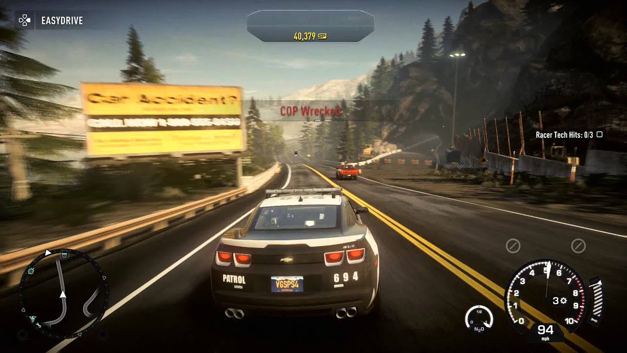 Need for Speed: Rivals - (Cop) Camero ZL-1 Easy Drive Action, Driving, Crashing, Chasing Racers