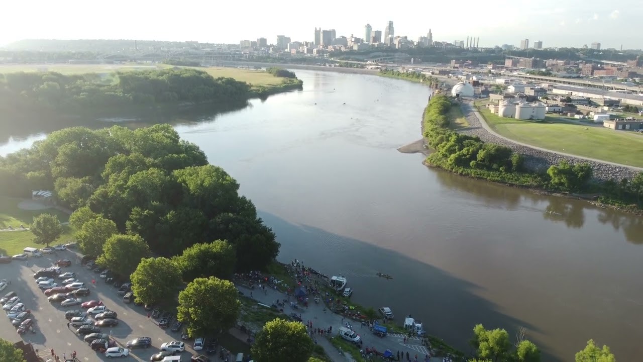 2022 MR340 droney at Kaw Point(START)
