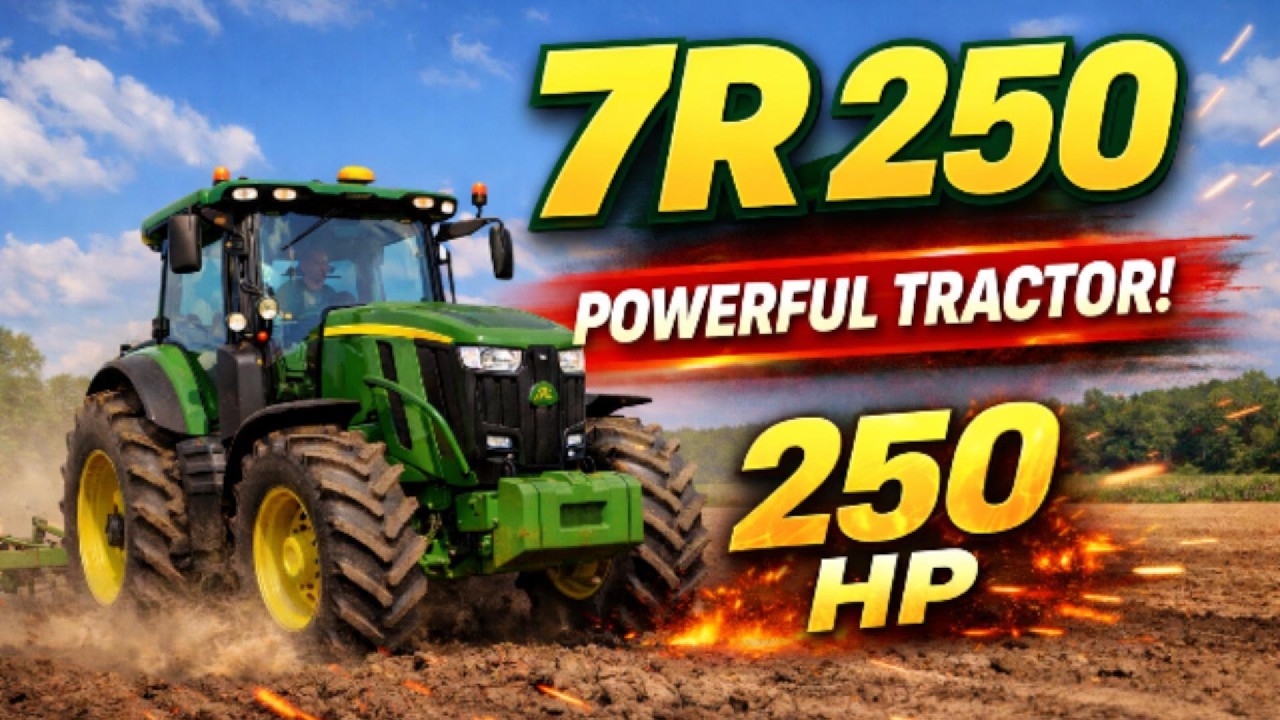 John Deere 7R 250 Review – 250HP of Pure Farming Power!