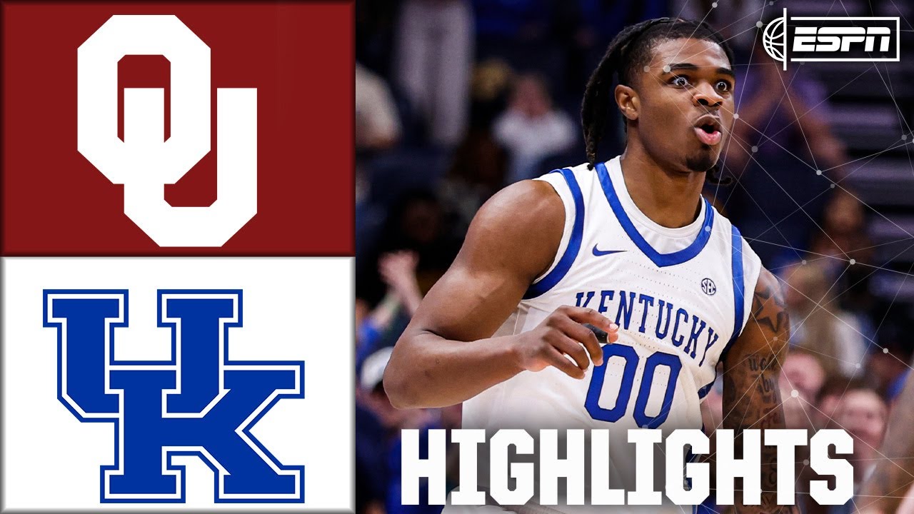 THRILLER 🍿 SEC 2nd Round: Oklahoma Sooners vs. Kentucky Wildcats | Full Game Highlights | ESPN CBB