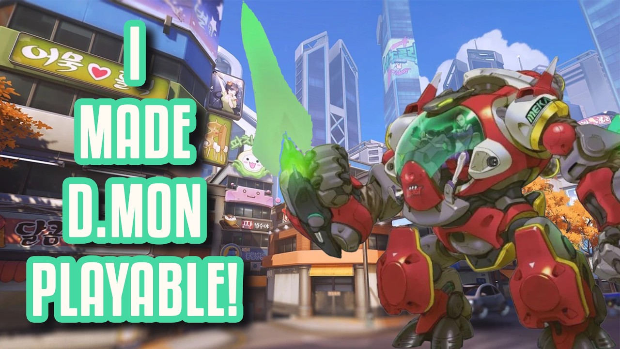 I Made D.MON PLAYABLE In Overwatch Workshop!