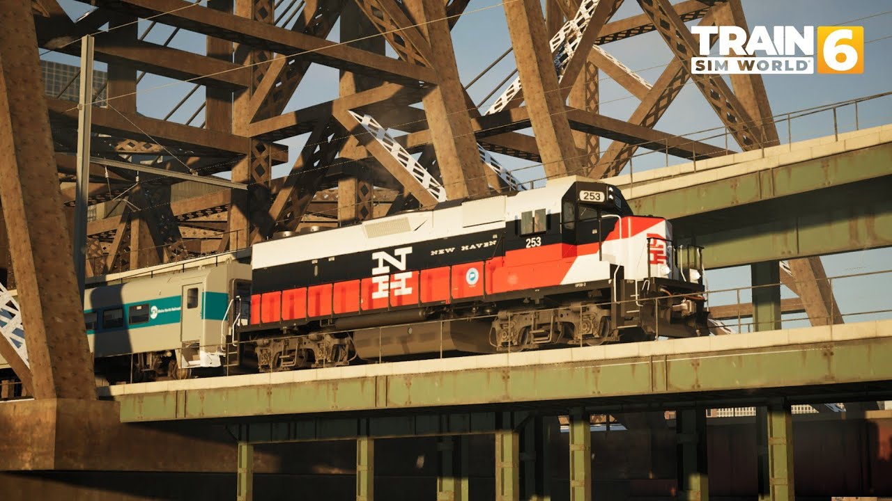CT-DOT GP38-2 #253 New Haven Paint livery showcase in TSW6 ❤️🇺🇸