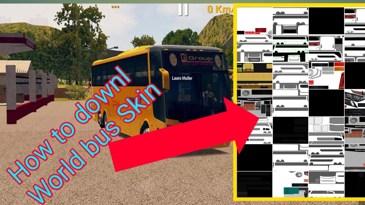 How to download skin for World Bus Driving Simulator by AR Games