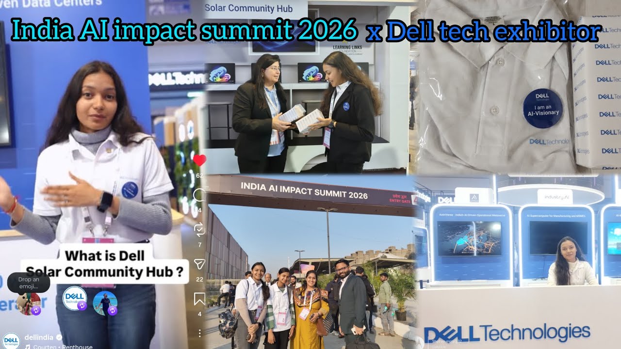 4 days at India's AI impact summit as a DELL technologies exhibitor with Learning links foundation✨